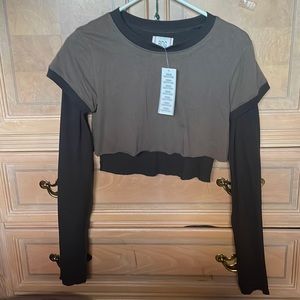 urban outfitters layered shirt